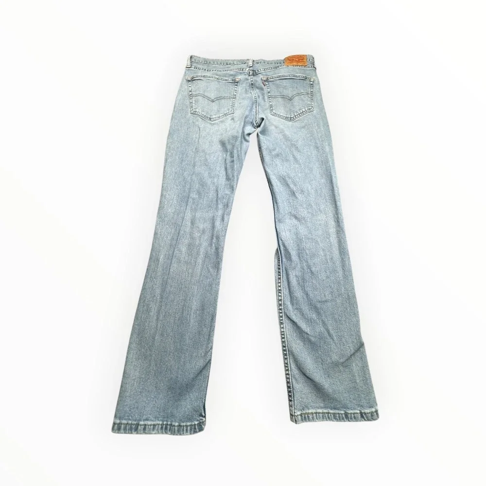 Levi's Jeans Mens 36x30 Light Wash 511 Slim Fit Distressed Ripped Denim